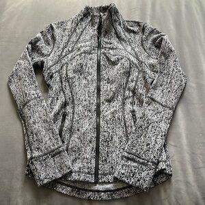Lululemon Define Jacket Luon Spray Jacquard White Black 4